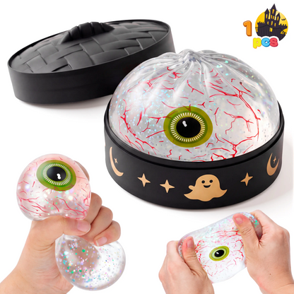 12 Pack Halloween Dumpling Squishy Toys, 5cm Mini Slow-Rebound Stress Relief Sensory Toys with Steamer Storage Box, Cute Pumpkin & Little Devil Designs, Soft Squeeze Fidget Toys for Kids & Adults, Halloween Party Favors, Gifts & Goodie Bag Fillers