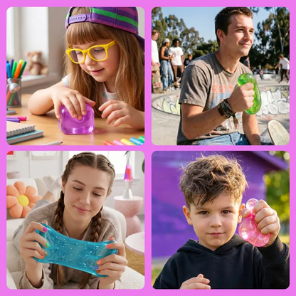 4 Pack 2-Inch Stress Relief Cubes, Slow Rising Squishy Fidget Toys, Soft Sensory Squeeze Toys for Kids & Adults, Relaxing Handheld Stress Toys for Home, School, Office, Travel, Birthday Parties, Classroom Rewards, Party Favors & Gift Ideas