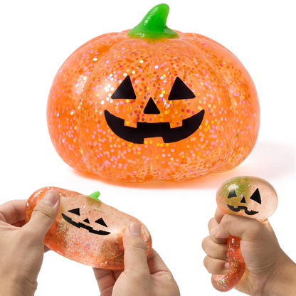 12 Pack Halloween Dumpling Squishy Toys, 5cm Mini Slow-Rebound Stress Relief Sensory Toys with Steamer Storage Box, Cute Pumpkin & Little Devil Designs, Soft Squeeze Fidget Toys for Kids & Adults, Halloween Party Favors, Gifts & Goodie Bag Fillers