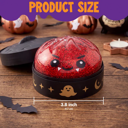 12 Pack Halloween Dumpling Squishy Toys, 5cm Mini Slow-Rebound Stress Relief Sensory Toys with Steamer Storage Box, Cute Pumpkin & Little Devil Designs, Soft Squeeze Fidget Toys for Kids & Adults, Halloween Party Favors, Gifts & Goodie Bag Fillers