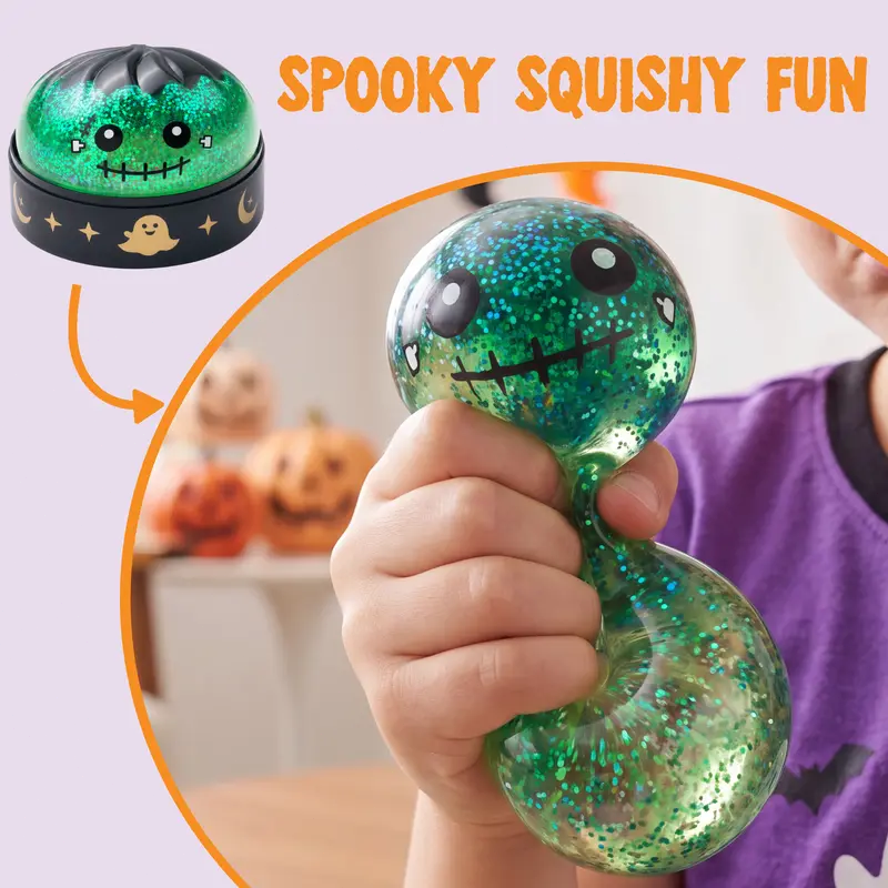 12 Pack Halloween Dumpling Squishy Toys, 5cm Mini Slow-Rebound Stress Relief Sensory Toys with Steamer Storage Box, Cute Pumpkin & Little Devil Designs, Soft Squeeze Fidget Toys for Kids & Adults, Halloween Party Favors, Gifts & Goodie Bag Fillers