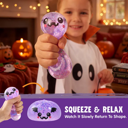 12 Pack Halloween Dumpling Squishy Toys, 5cm Mini Slow-Rebound Stress Relief Sensory Toys with Steamer Storage Box, Cute Pumpkin & Little Devil Designs, Soft Squeeze Fidget Toys for Kids & Adults, Halloween Party Favors, Gifts & Goodie Bag Fillers